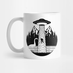 Bigfoot Ufo Abduction Mug